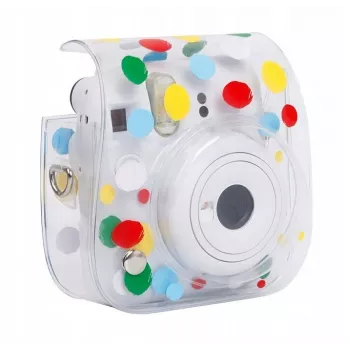 LOVEINSTANT Θήκη για Fujifilm Instax Mini 12 - Colorful Dots