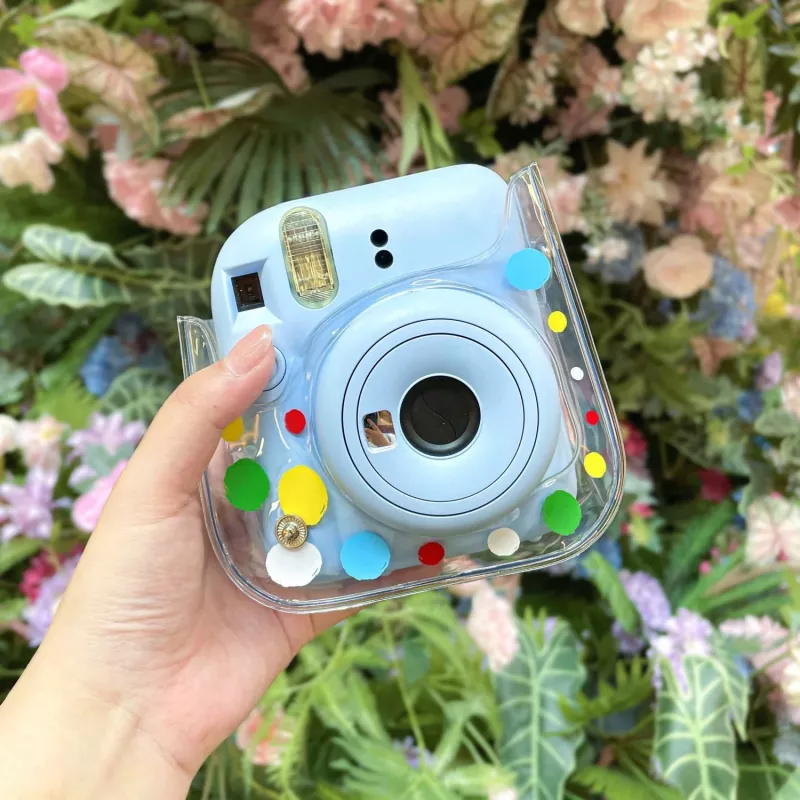LOVEINSTANT Θήκη για Fujifilm Instax Mini 12 - Colorful Dots