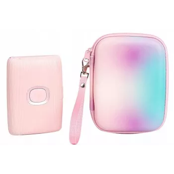 LOVEINSTANT Θήκη για Fujifilm Instax Mini Evo / Liplay / Square SQ Link / Link 2 SE, Πολύχρωμο Ombre