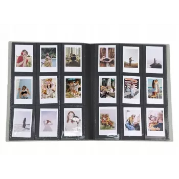 LOVEINSTANT Άλμπουμ φωτογραφιών 432 φωτογραφιών για Fujifilm Instax Mini / Xiaomi / Polaroid / Canon / HP / Kodak, Μαύρο