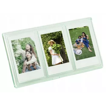 LOVEINSTANT Κορνίζα για 3 φωτογραφίες για κάμερες Zink / Fuji Instax Mini - Πράσινο