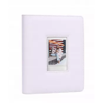 LOVEINSTANT Άλμπουμ φωτογραφιών 288 φωτογραφιών για Fuji Instax Canon Xiaomi Polaroid HP Kodak Zink / Μπροστινό παράθυρο / μωβ