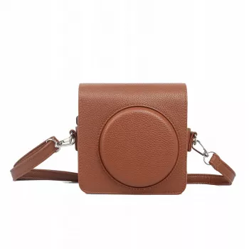 LOVEINSTANT Προστατευτική θήκη για Fujifilm Instax Square SQ40 - καφέ