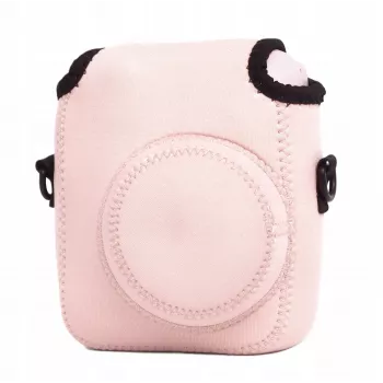 LOVEINSTANT Μαλακή θήκη neoprene για Fujifilm Instax Mini 12 - ροζ