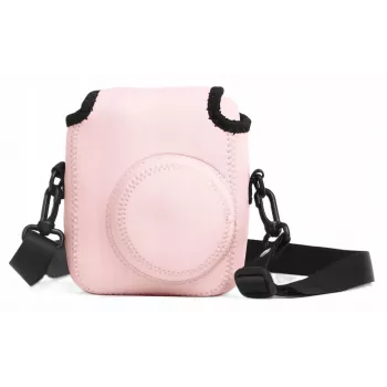 LOVEINSTANT Μαλακή θήκη neoprene για Fujifilm Instax Mini 12 - ροζ