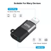 PULUZ Αντάπτορας Lightning σε USB-C OTG για iPhone, Μαύρο (PU649B)