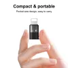 PULUZ Αντάπτορας Lightning σε USB-C OTG για iPhone, Μαύρο (PU649B)
