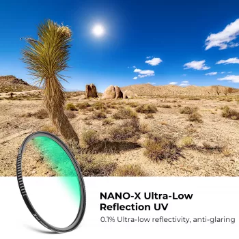 K&F Concept Nano-X MRC UV φίλτρο εξαιρετικά χαμηλής ανάκλασης 49mm