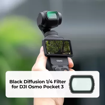 K&F Concept Black Diffusion 1/4 φίλτρο για DJI Osmo Pocket 3 (KF01.2533)