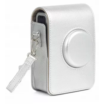 LOVEINSTANT Θήκη για Fujifilm Instax Mini Evo - ασημί