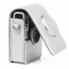 LOVEINSTANT Θήκη για Fujifilm Instax Mini Evo - ασημί