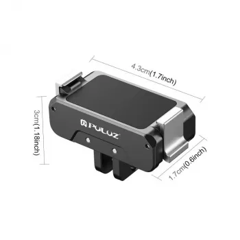 PULUZ PU995B Βάση Προσαρμογέα 1/4 + Σύστημα GoPro για DJI Osmo Action 4 / 3
