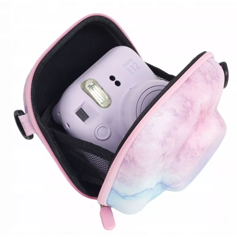 LOVEINSTANT Προστατευτική Θήκη για Fujifilm Instax Mini 99 12 11 9 8 7+ 40 - Pink Cloud