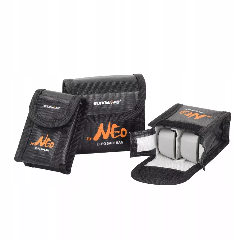 SUNNYLIFE πυρίμαχη θήκη για 2 μπαταρίες DJI Neo / Neo 2
