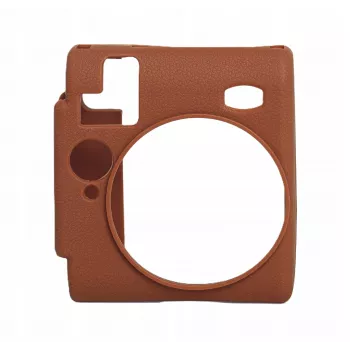 LOVEINSTANT θήκη προστασίας σιλικόνης για Fujifilm Instax Mini 99 - καφέ