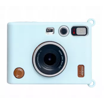 LOVEINSTANT θήκη προστασίας σιλικόνης για κάμερα Fujifilm Instax Mini Evo - μπλε