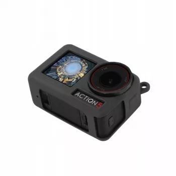 SUNNYLIFE θήκη προστασίας σιλικόνης με λουρί για DJI Osmo Action 5 Pro / OA5-BHT885