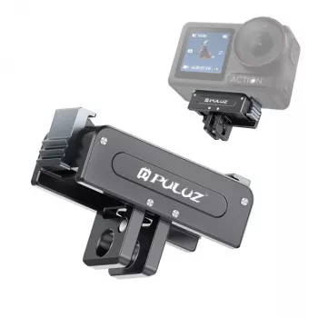 PULUZ Προσαρμογέας Βάσης 1/4 ίντσας σε GoPro για DJI Osmo Action 5 Pro / 4 / 3 - Μαύρο