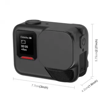 PULUZ Θήκη Προστασίας από Σιλικόνη για Insta360 Ace Pro 2 - Μαύρο