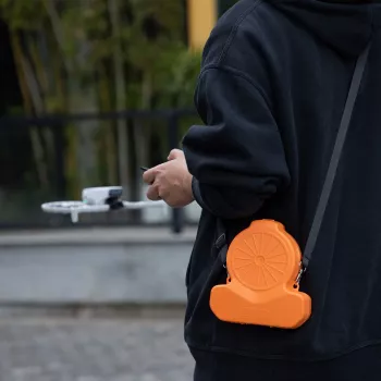 SUNNYLIFE Σκληρή Θήκη Μεταφοράς για DJI Flip Drone με Λουρί - Πορτοκαλί / FP-SN953-C