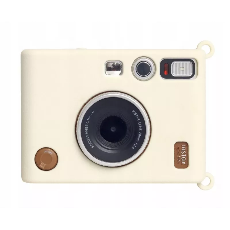 LOVEINSTANT θήκη σιλικόνης για Fujifilm Instax Mini Evo - λευκό