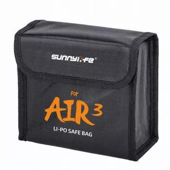 SUNNYLIFE Πυρίμαχη τσάντα για 3 μπαταρίες DJI Air 3 / 3S