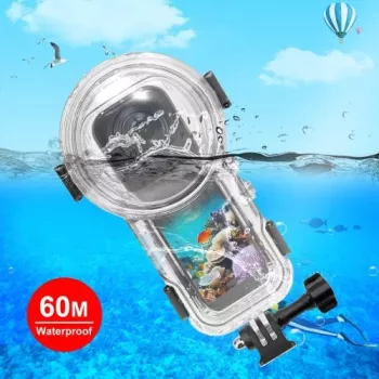 PULUZ Αδιάβροχη θήκη υποβρύχιας λήψης έως 60m για Insta360 X5 / X 5 / Pu756t