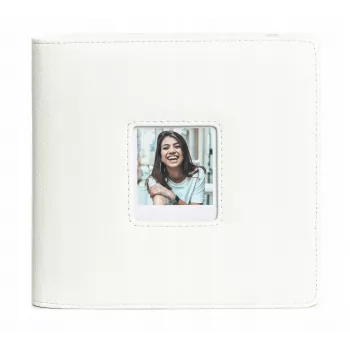 LOVEINSTANT Φωτογραφικό άλμπουμ για Polaroid Go – 36 φύλλα, 288 φωτογραφίες, λευκό δέρμα PU
