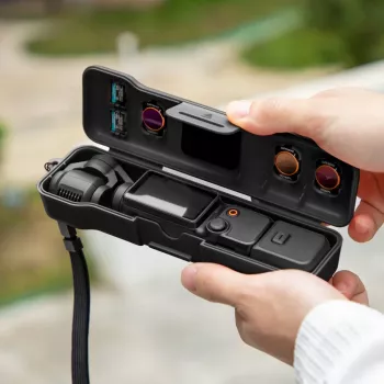 SUNNYLIFE Θήκη προστασίας σκληρή βαλίτσα για DJI Osmo Pocket 3 και αξεσουάρ, Πορτοκαλί