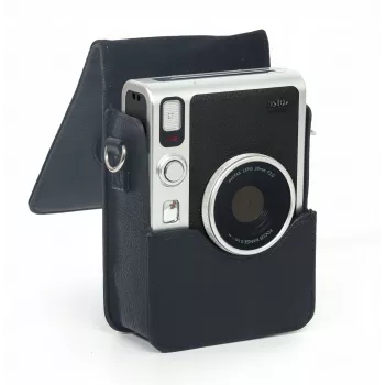 LOVEINSTANT Θήκη κάλυμμα τσάντα για Fujifilm Instax Mini Evo μαύρο / κάθετο