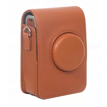 LOVEINSTANT Θήκη προστασίας για Fujifilm Instax Mini Evo - Καφέ (Κάθετο)