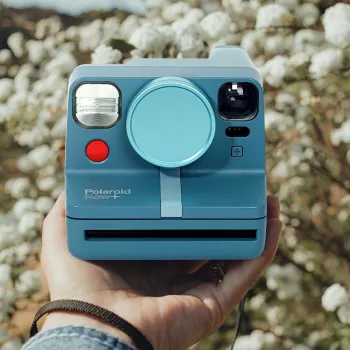 LOVEINSTANT Καπάκι προστασίας φακού αλουμινίου για Polaroid Now Now+ μπλε