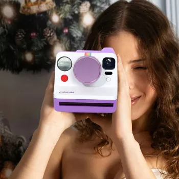 LOVEINSTANT Aluminum Lens Cap για Polaroid Now / Now+ - μωβ