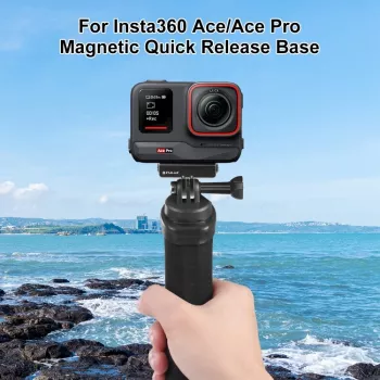 PULUZ Quick Release Mount Adapter για GoPro σπείρωμα τριπόδου 1/4 ίντσας σε ταχεία απελευθέρωση GoPro για Insta360 Ace Pro X4/X3/X2/X, DJI Osmo Action, PU965B