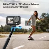 PULUZ PU768B Cage Rail για DJI Osmo Action 5 Pro / 4, οριζόντια και κάθετα