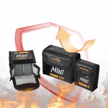 SUNNYLIFE Fireproof Battery Storage Case για 3x DJI Mini 5/4/3 Pro Mini 3 μπαταρίες N5p-dc085-3