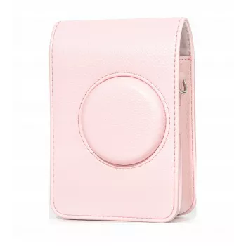 LOVEINSTANT θήκη τσάντα κάλυμμα για Fujifilm Instax Mini Evo ροζ κάθετο