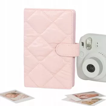 LOVEINSTANT άλμπουμ για 108 φωτογραφίες συμβατό με Fujifilm Instax Mini 12 40 11 9 8 7 Evo Liplay Link / Quilted Pink