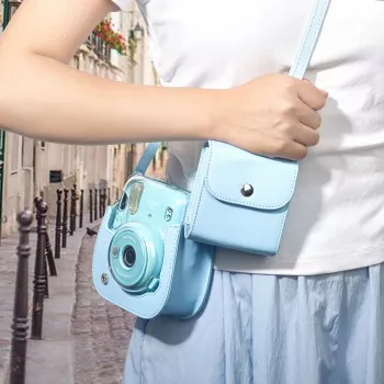 LOVEINSTANT Θήκη αποθήκευσης φωτογραφιών για Fujifilm Instax Square - Μπλε