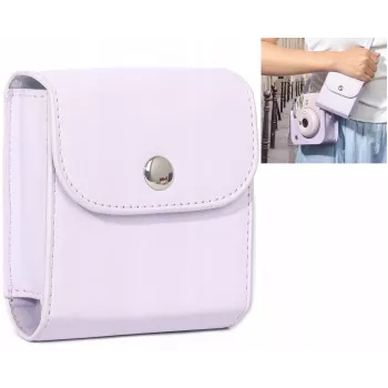 LOVEINSTANT Θήκη άλμπουμ φωτογραφιών για Fujifilm Instax Square και εκτυπώσεις Mini – Μωβ, 64 φωτογραφίες