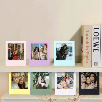 LOVEINSTANT Σετ 7 πολύχρωμων κορνιζών για Polaroid I-Type, 600, SX-70 φιλμ άμεσης εκτύπωσης