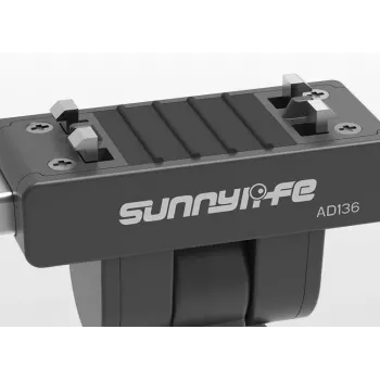 SUNNYLIFE Μαγνητική βάση ταχείας απελευθέρωσης με βίδα 1/4 ίντσας για Insta360 X4, X3, Ace Pro και άλλα - Μαύρο (AD136-D)