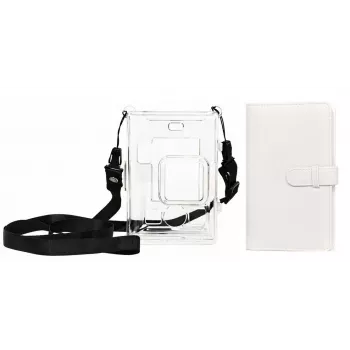 LOVEINSTANT Θήκη και Φωτογραφικό Άλμπουμ για Fuji Instax Mini LiPlay – Μαύρο