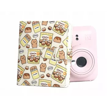 LOVEINSTANT Άλμπουμ φωτογραφιών 64 φωτογραφιών για Fujifilm Instax Mini 99 41 12 40 11 Evo Liplay Link / Schokoladenbären