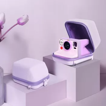 LOVEINSTANT Θήκη για Polaroid Now, Now+, Onestep+, Onestep 2 VF – μωβ