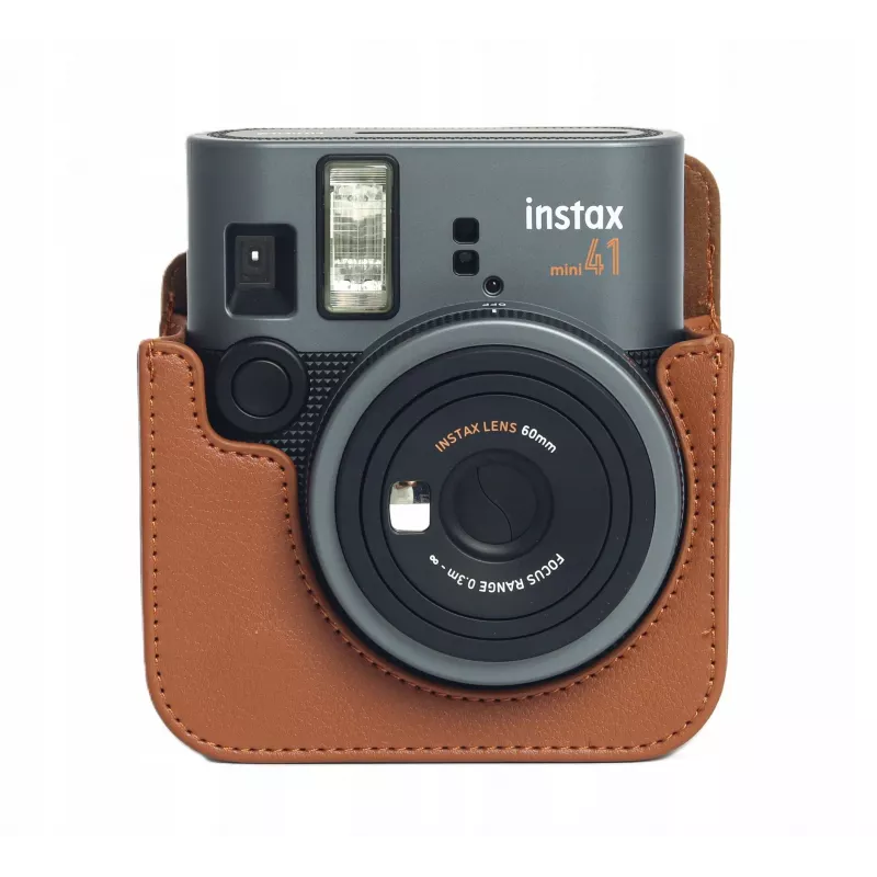LOVEINSTANT Θήκη για κάμερα Fujifilm Instax Mini 41, Καφέ