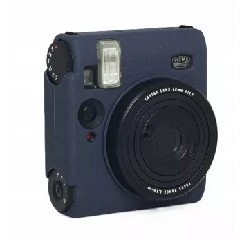 LOVEINSTANT Προστατευτική θήκη σιλικόνης για Fujifilm Instax Mini 99 - Μπλε μαρέν