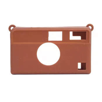 LOVEINSTANT Προστατευτική θήκη σιλικόνης για Kodak Ektar H35 H35N Ultra F9 - Καφέ