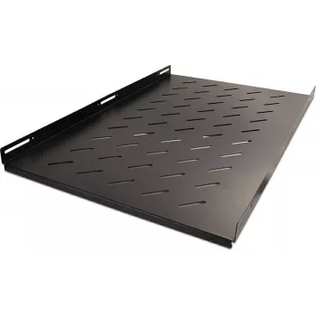 RACKTEL RL-P1000S Ράφι σταθερό 19 ιντσών 1U βάθους 1000mm αντοχή 80kg Μαύρο