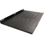 RACKTEL RL-P1000S Ράφι σταθερό 19 ιντσών 1U βάθους 1000mm αντοχή 80kg Μαύρο